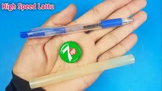 Spinning Top Making | How to make Spinning TOY with Bottle Cap | Lattu Making Easy