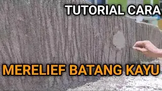 tutorial cara merelir batang kayu