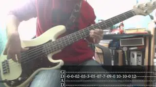 Muse's week - 04 - Hyper Music [Bass Cover + Tab]