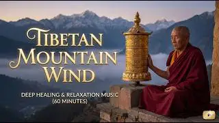 Tibetan Mountain Wind: Deep Healing & Relaxation Music (60 Minutes) #tibetanmusic #meditationmusic