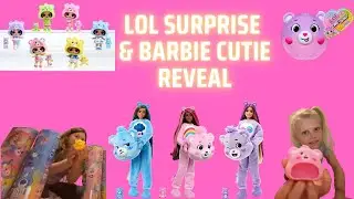 LOL Care Bear Surprise и Barbie Cutie Care Bear Reveal (О боже, как мило!!!)