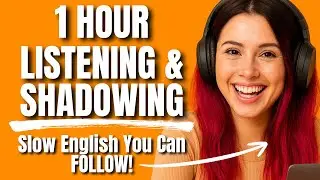 Beginner English Listening Practice | Slow Clear Audio | A1&ndash;A2 Daily Shadowing Routine