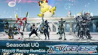 PSO2 NGS Seasonal Urgent Quest: Happy Rappy Rumble With Beach Party Gang