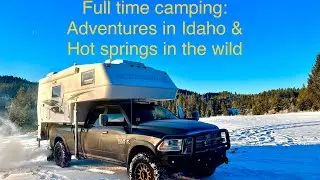 Truck camping in the most remote wilderness of the contiguous US | Hot springs adventure!