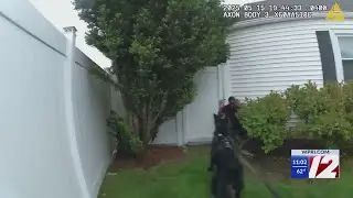 Bodycam video shows arrest of Cranston organized theft suspect