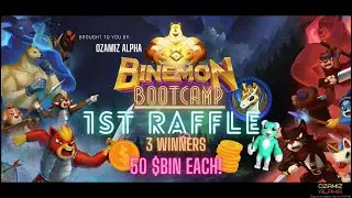 Binemon Bootcamp $BIN Giveaways! Check this out $$$