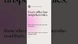 #officepolitics #careergrowth #promotiontips #corporatelife #ebook