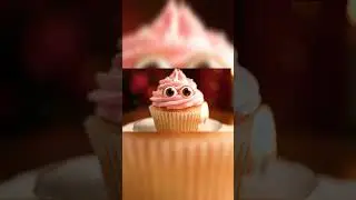 Cupcake love is sweeter than you think  #CupcakeHumor #FunnyFood #AIComedy #SurrealRomance #sehar