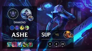 Ashe Support vs Brand - EUW Diamond Patch 11.24b