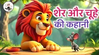 शेर ओर चूहे की कहानी | Sher or chuhe ki kahani |Hindi story |hindi Kahaniyan|Motal Story|cartoonstoy