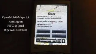 OpenMobileMaps 1.4 on HTC Wizard