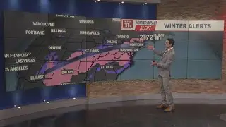 Heavy snow falling overnight and through the day Sunday; Weather Impact Alert Days into Tuesday | WT