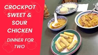 CROCKPOT SWEET & SOUR CHICKEN | DINNER FOR TWO