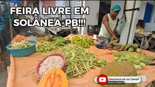 FEIRA LIVRE EM: SOLÂNEA-PB!!! 24/12/2025. 🌵📹🤠