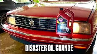 First Oil Change In 12 Years On 1989 Cadillac Allante Gone Wrong