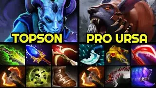 TOPSON Riki Situational Build &mdash; Hard Game vs Ursa 7.28 Dota 2