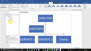 Crear organigrama en MS Word 2016