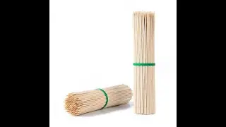 Bamboo Barbecue Skewer Sticks | for BBQ, Tandoor, Grill | 16 Inches Long (Pack of 50 Pieces)