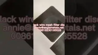 Black wire mesh filter disc, plastic extruder filter disc,black wire mesh filter pack