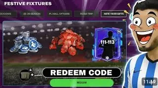 FC Mobile Redeem Code! Scam New Year Gifts & Festive Fixtures Week 3 [Gift Package] |code legit 💎