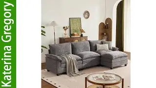 SUAWY 114 Inch Modular Couch Sectionals with Ottoman Big Comfy Cloud Couches Review