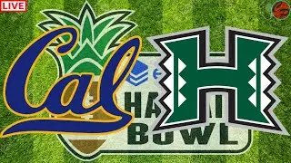 CAL vs Hawaii Hawaii Bowl College Football Live Game Cast & Audio