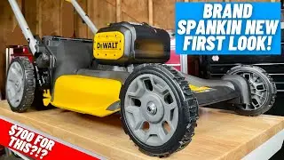 Самоходная газонокосилка DeWALT 2x20v || Распаковка и быстрый осмотр