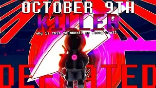 OCTOBER 9TH KILLER DEFEATED | Sans Funny Boss Rush | Roblox