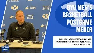 MBB Postgame | BYU vs. Eastern WA | HC Kevin Young