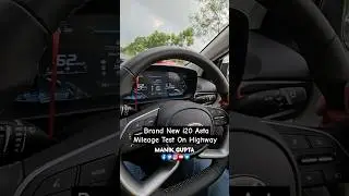i20 Asta Mileage Test On Highway #short #shorts #shortvideo #hyundai #hyundaii20 #carlover #cars
