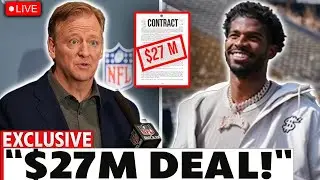 BREAKING: NFL FUMING As Shedeur Sanders Signs HUGE Contract OUTSIDE Of NFL!