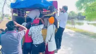 पंजाब बाढ़ ग्रस्त इलाका Punjab flood affected area सहायता एकता समिति की टीम पंजाब मे
