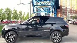 Range Rover Sport HSE 2019 года &mdash; режимы низкого/высокого дорожного просвета