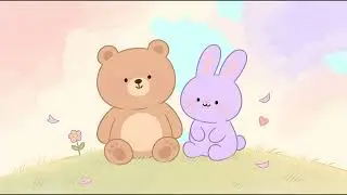 Gentle Pastel Bedtime Animation for Kids | Soft Calming Visuals & Cozy Storytime