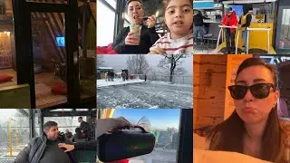 #vlog Sapanca Bungalow house 🏡 We tried 9D virtual reality glasses 😎 We went up to the glass terr...