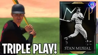 TRIPLE PLAY in 99 STAN MUSIAL'S DEBUT! 6TH INNING PROGRAM IS COMPLETE!
