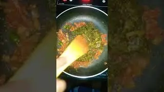 Saag fry.Sarson ka Saag,winter recipes, Punjabi tadke wala saag, green vegetables.Saag recipe.