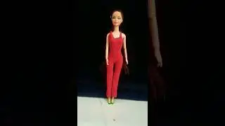 Diy Barbie Doll Jumpsuit Making 30 sec⚡|Barbie 👗|Doll👗#youtubeshorts #shorts