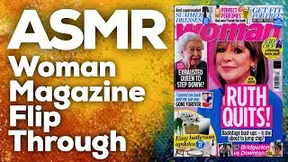ASMR Woman magazine flip through, StevenAntonyASMR
