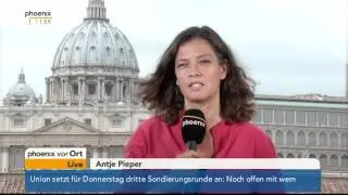 Limburger Bischof: Antje Pieper zur aktuellen Lage am 15.10.2013