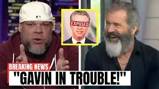 Gavin Newsom STUNNED As Mel Gibson & Tyrus CALL Him Out LIVE!