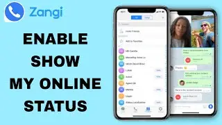 How To Enable Show My Online Status On Zangi App