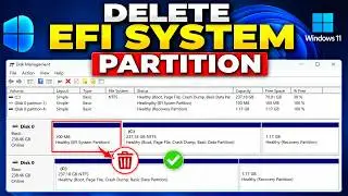 How To Delete EFI System Partition (ESP) on Windows 11