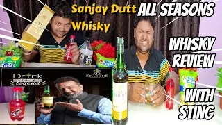 All Seasons Whisky Review With Sting Energy Drink Cocktail l Sanjay Dutt Whisky Review l First Time