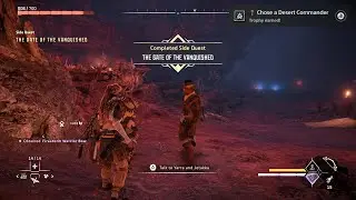 Chose a Desert Commander Trophy Earned Horizon Forbidden West Emc_co86 PSN