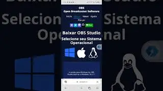 Como baixa o Obs st&uacute;dio no celular