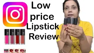 Viral Instagram lipstick review | matte lipstick | moraze London lipstick | lipstick under 500