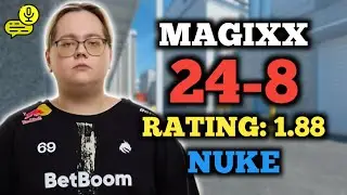 MAGIXX (24-8) RT: 1.88 | EU FACEIT (NUKE) +VOICE | CS2 POV