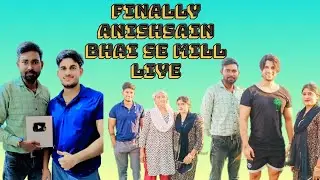 Finally @anishsainlifestyle @naveensain0103  bhaiya se mill liye 😍🙏