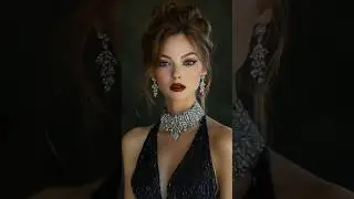 Glamorous Black Dress with Sparkling Accents #fashion #glamour #elegance